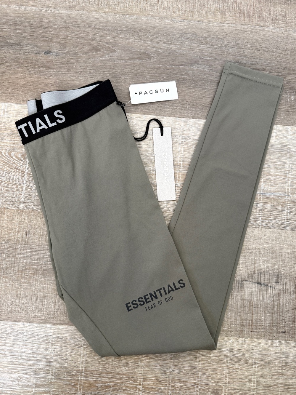 Fear of God Essentials Size XS Taupe / Brown Compression Leggings